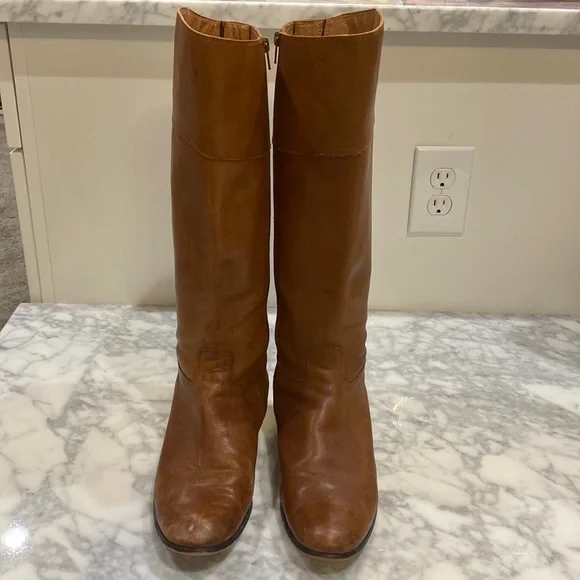 Corso Como Shoes Corso Como Peanut Leather Riding Boots Size